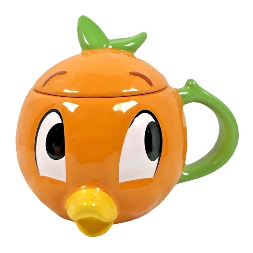Disney Parks Orange Bird Mug With Lid 16oz Cup New‎